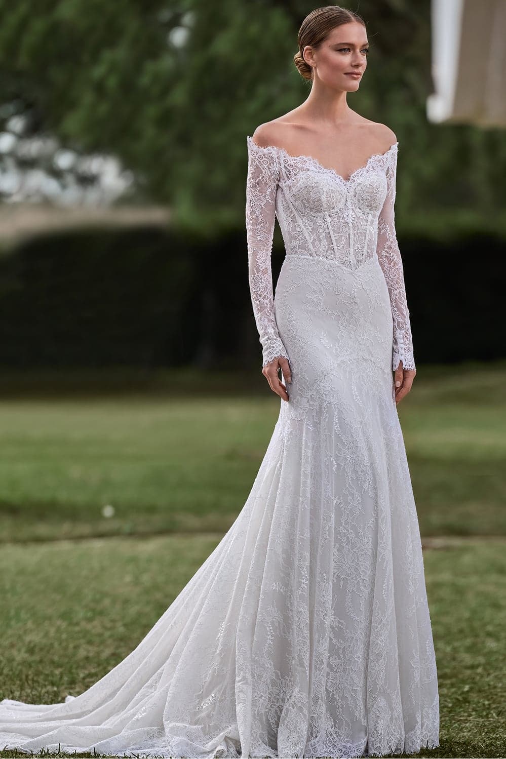 How bridal fabrics shape weight, movement, and light on gowns