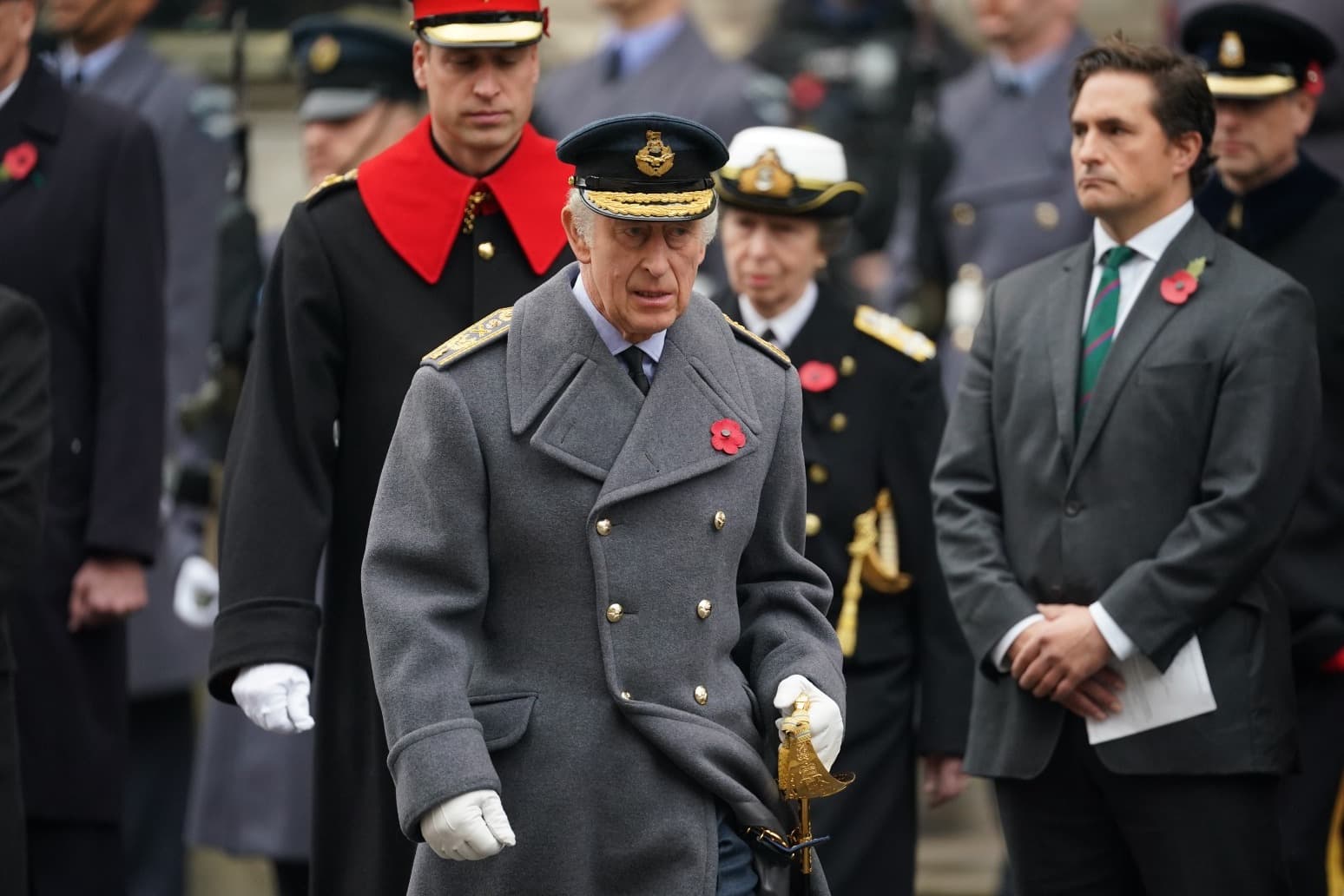 King Charles Leads Nation at Cenotaph as Britain Marks 80 Years Since WWII End