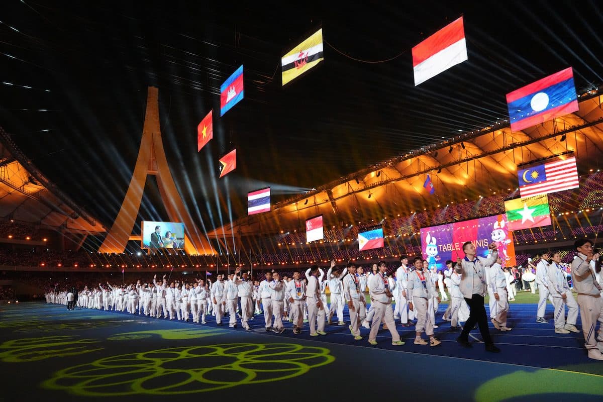 Bangkok closes SEA Games, subdued crowd but fireworks finale
