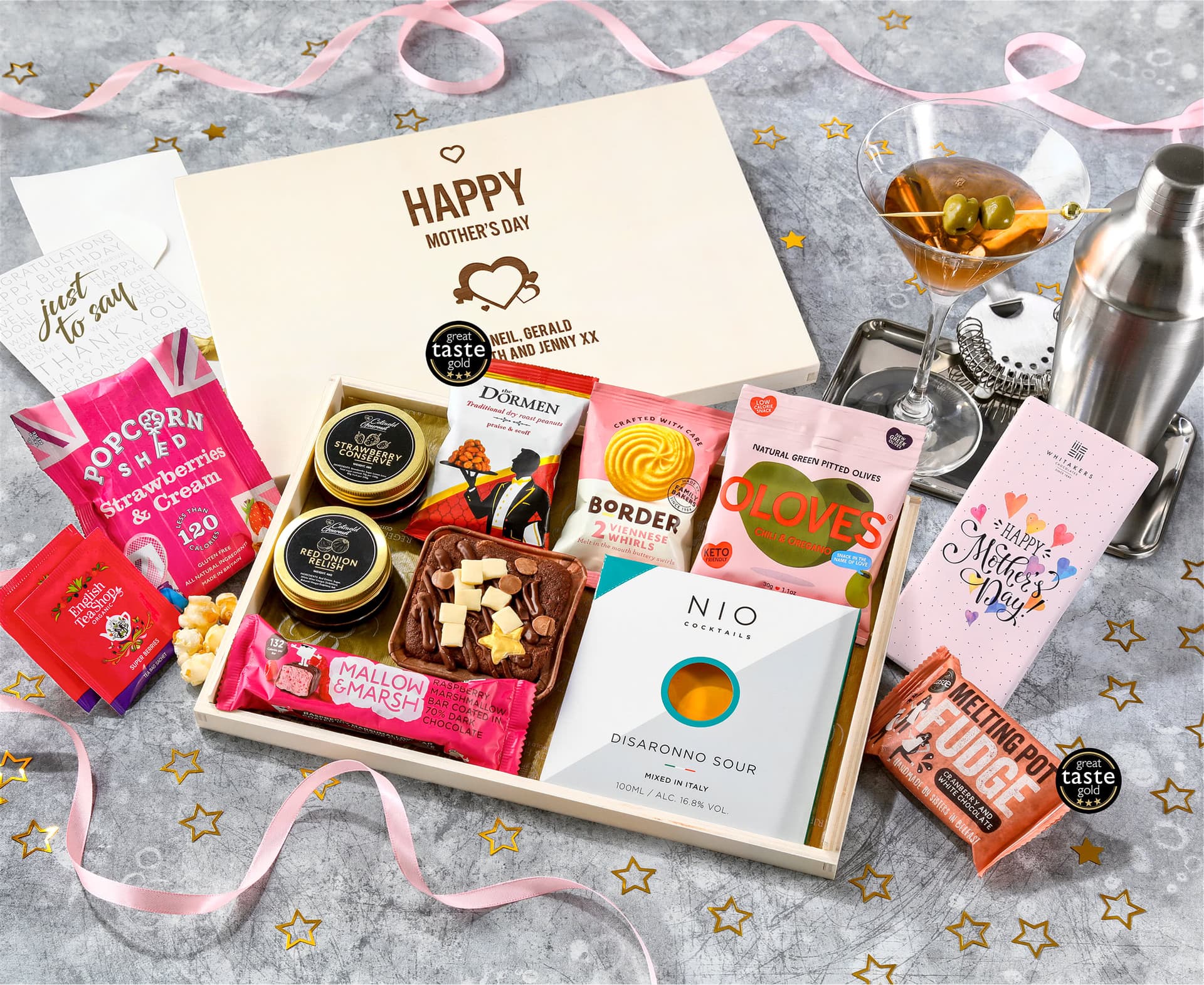 Letterbox Cocktails' limited postable Mother's Day cocktail and chocolate boxes from £10