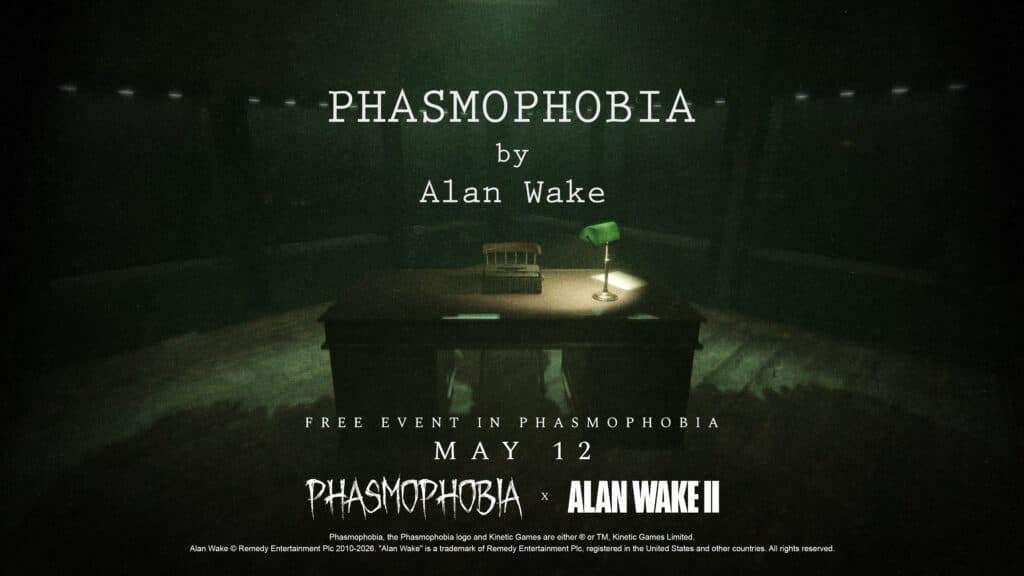 Phasmophobia lands limited-time Alan Wake 2 crossover event in May