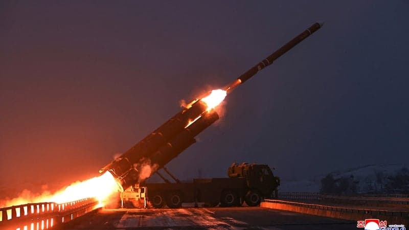 North Korea Fires Long Range Cruise Missiles, Kim Oversees Drill