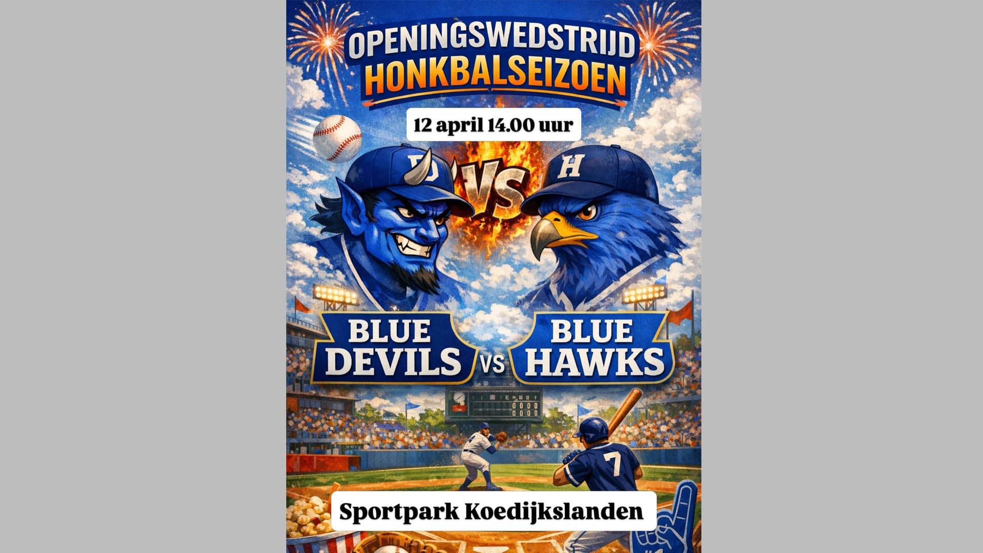 Blue Devils Meppel opent seizoen thuis tegen Blue Hawks uit Zwolle