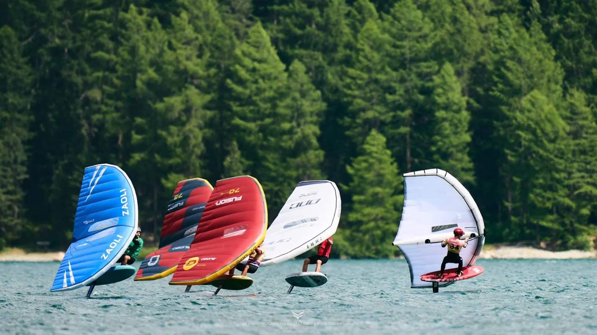 Late drama in Switzerland crowns wingfoil racing world champion