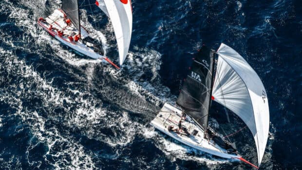 Olympic sailor John Gimson shows how two-boat tuning speeds sail trim gains