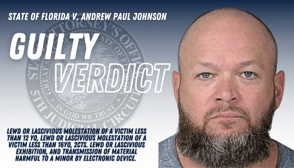 Hernando County Jury Convicts Seffner Man on Five Sex Crimes, Earns Life Sentence