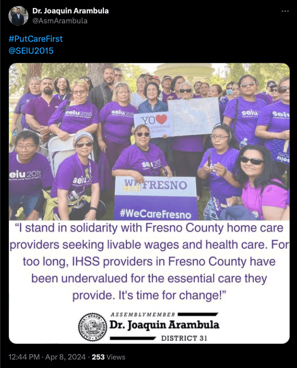 Arambula Completes 30-Day Rehab, Files to Run for Fresno City Council