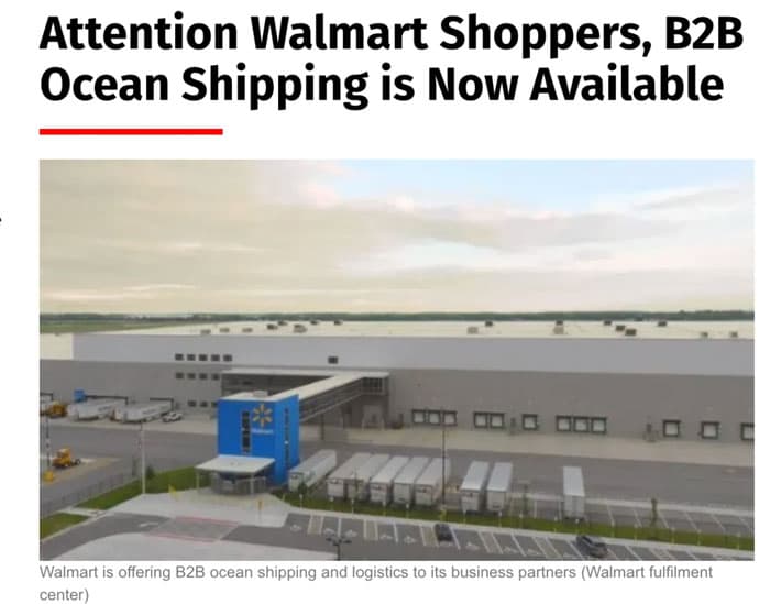 Walmart readies Walmart Exports to ship WFS inventory to Mexico and Canada