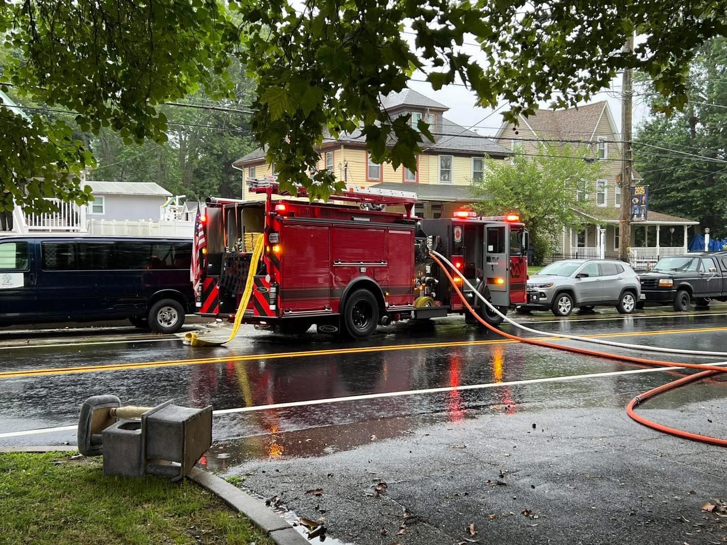 Two-alarm Eugene fire likely started on back deck; pet heating mat suspected