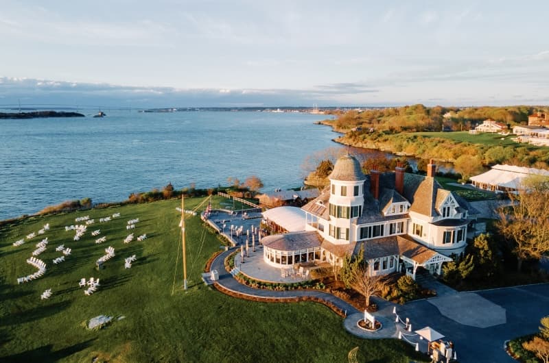 Nancy Meyers-Inspired Coastal Grandmother Wedding at Castle Hill in Newport