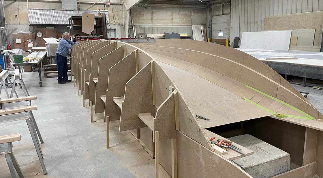 Skater Powerboats Completes First Hull Mold for New 26-Foot Catamaran