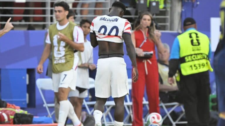 Balogun red card rules him out for U.S. Belgium clash
