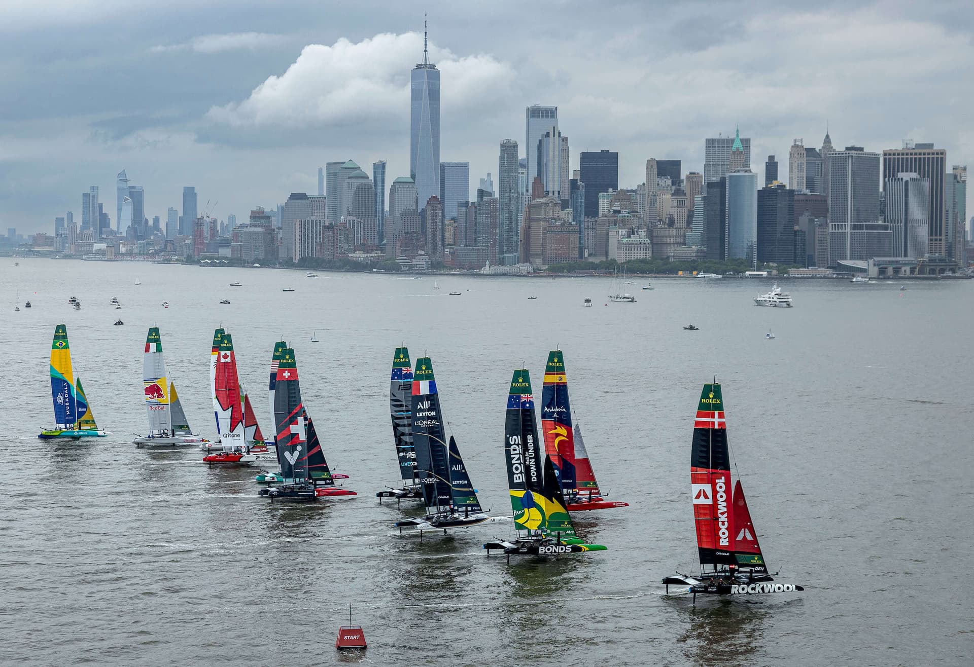 SailGP rebuilds F50 catamarans after New York collision