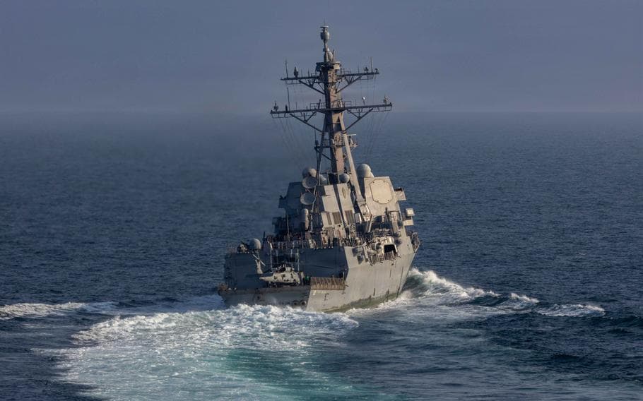 US Destroyers Transit Strait of Hormuz as Iran Denies Crossing, Issues Threats