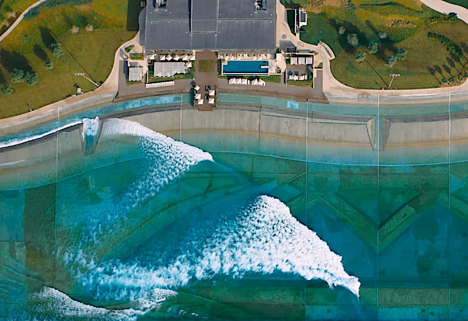Surf Abu Dhabi unveils split-wave setting for two surfers in barrels