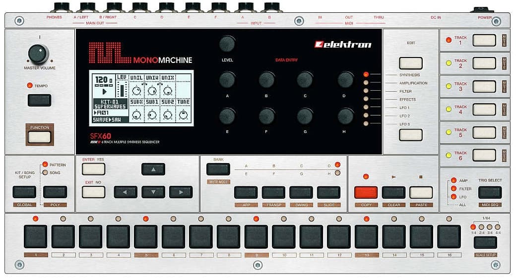 Unofficial firmware update gives Elektron MonoMachine new trig conditions, sequencing tools