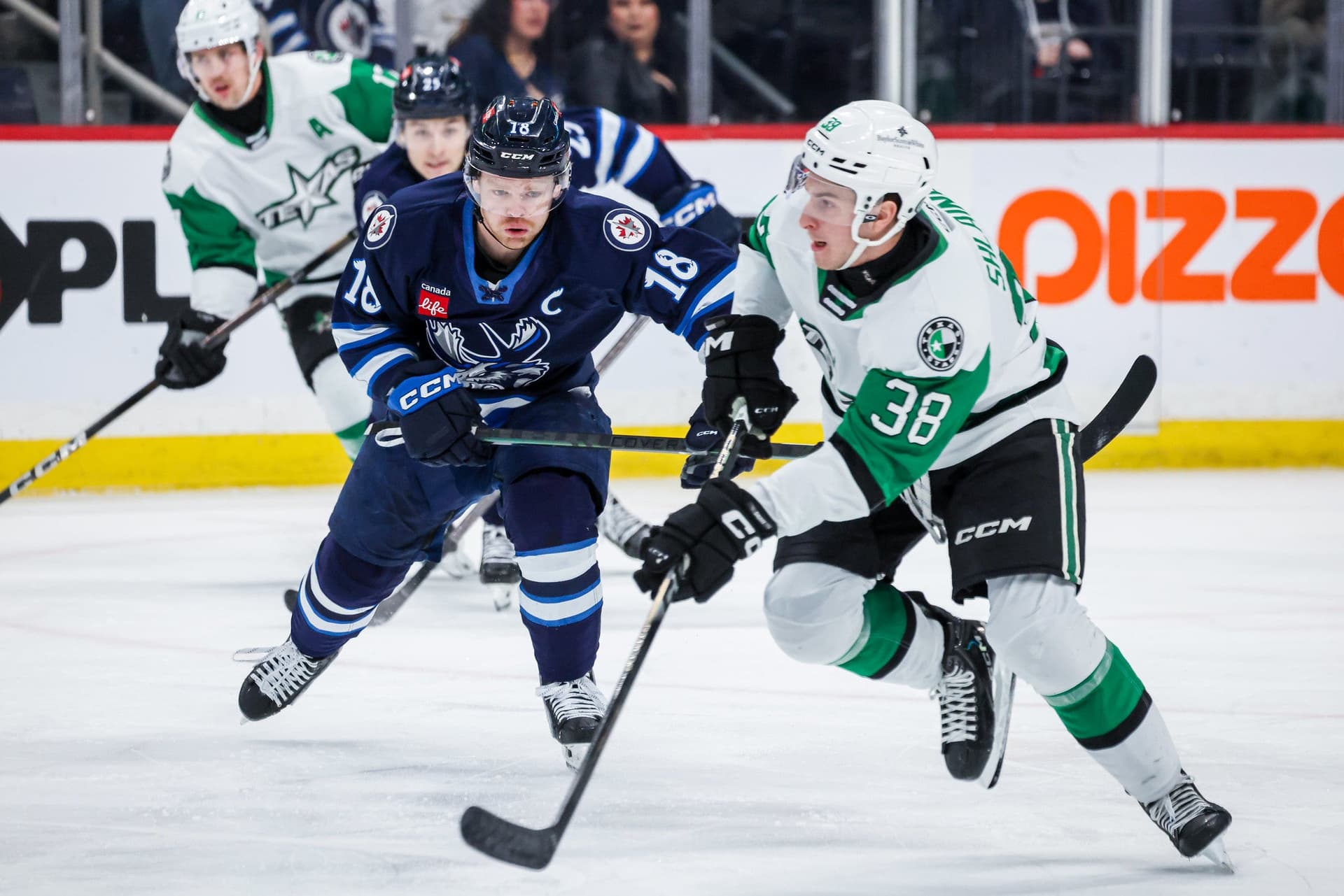 Stars rally twice in Winnipeg, but Manitoba sweeps weekend series