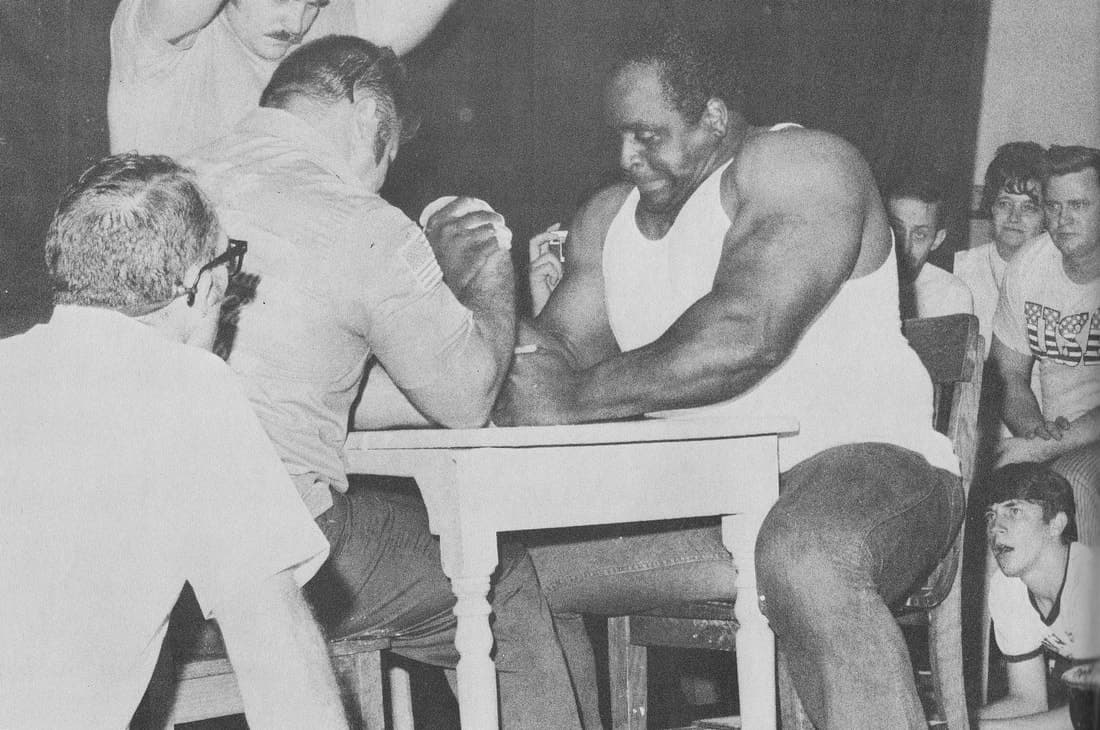 1980 Calcutta world championships show arm wrestling's global reach