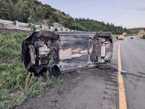 Fisher’s Peak firefighters respond to I-25 rollover near Trinidad