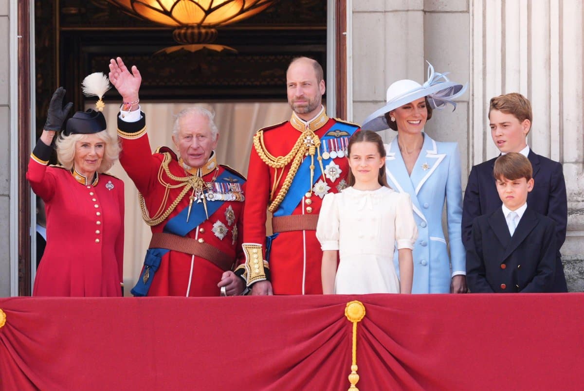 Royal pearls shine with diamonds at Trooping the Colour in London