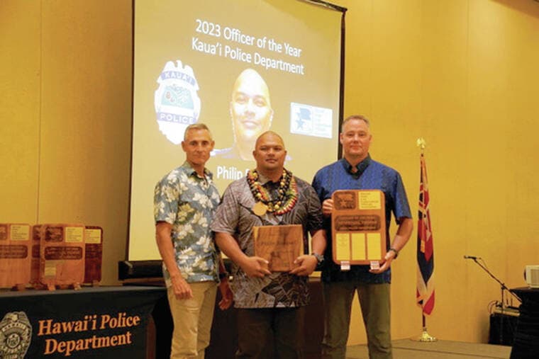 Kaua‘i Police Department honors officers, public safety staff for service