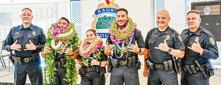 Kaua‘i Police Graduate 102nd Recruit Class as Hiring Push Continues
