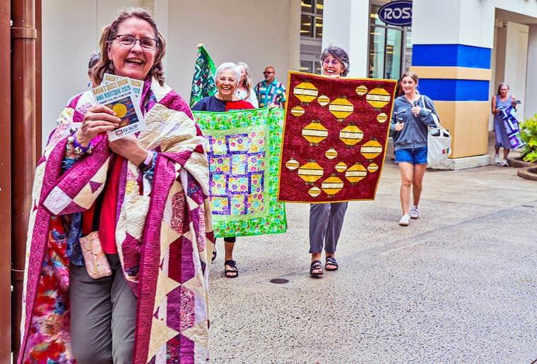 Kauai Quilt Show and Boutique spotlights superhero quilts with Kukui Grove parade