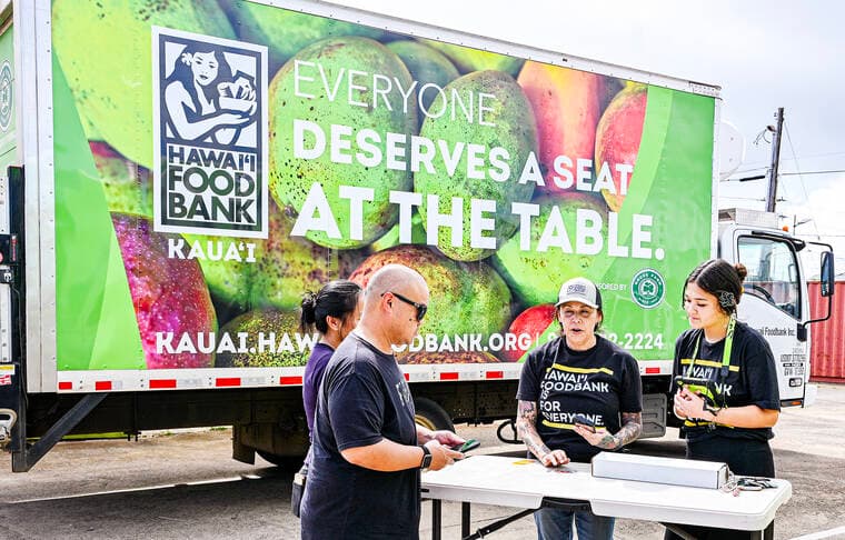 Hawai‘i Foodbank Kaua‘i sends mobile pantry to aid TSA, Coast Guard workers