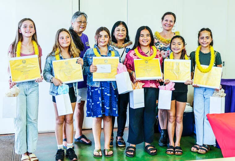 Kauai fourth-graders win respect-themed essay and artwork contest honors