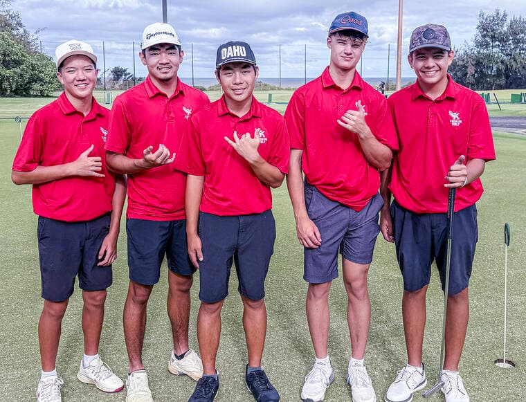 Kauai boys, Kapaʻa girls win KIF golf Match No. 5 at Wailua