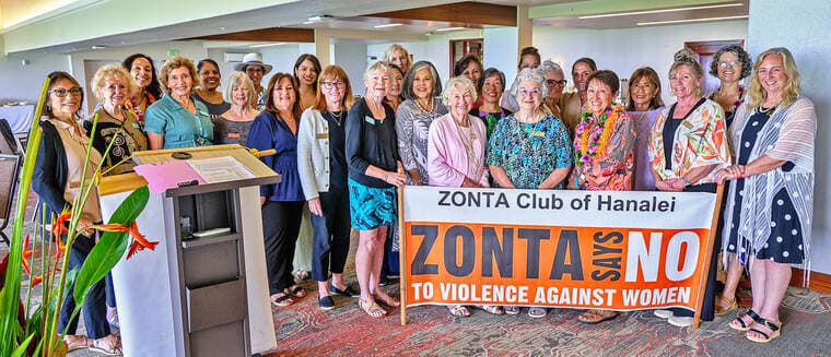 Zonta leaders gather on Kauai to bolster violence survivor support