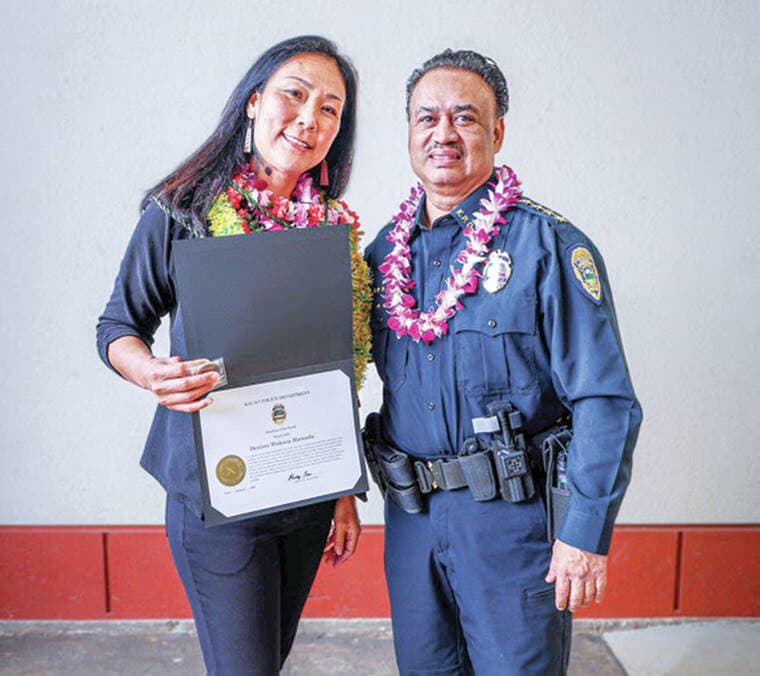 KPD Honors Contracts Specialist Desiree Wakuta-Matsuda as March Employee of the Month