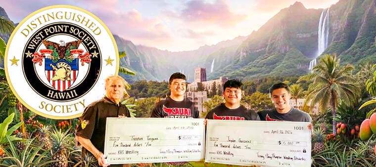Kauai High wrestlers earn $5,000 scholarships for college plans