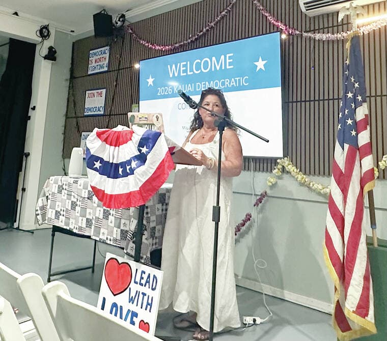Kauai Democrats elect Merryman as chair at Lihue convention