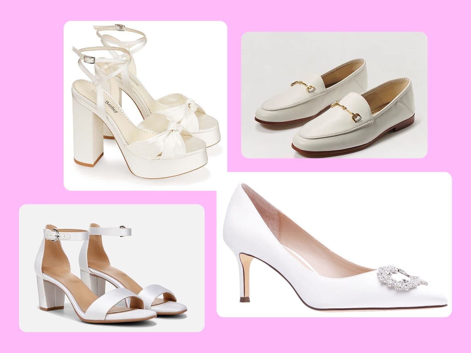 The Knot spotlights comfortable wedding shoes for all-day wear