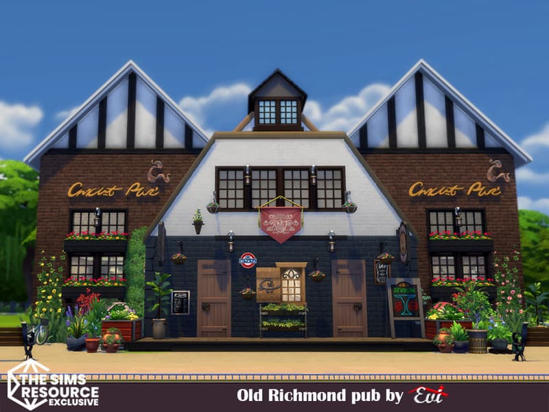 Creator Evi Brings Classic British Pub Charm to Sims Community Lots