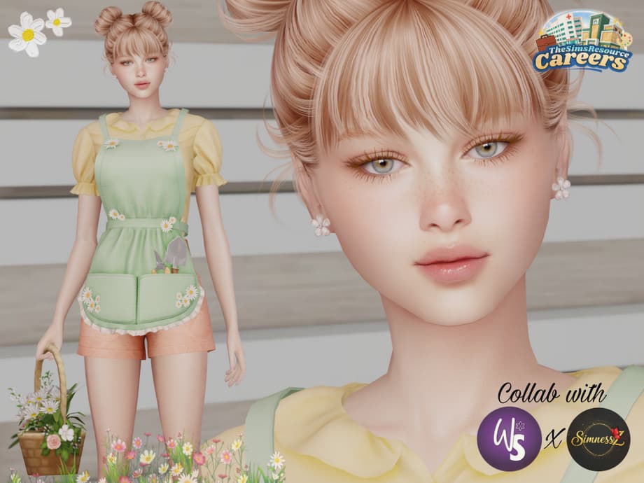 Lauren Brody florist Sim brings cottagecore flower café vibes to Sims 4
