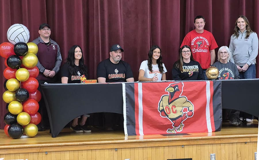 Vinton County volleyball standout Mallory Bledsoe heads to Otterbein