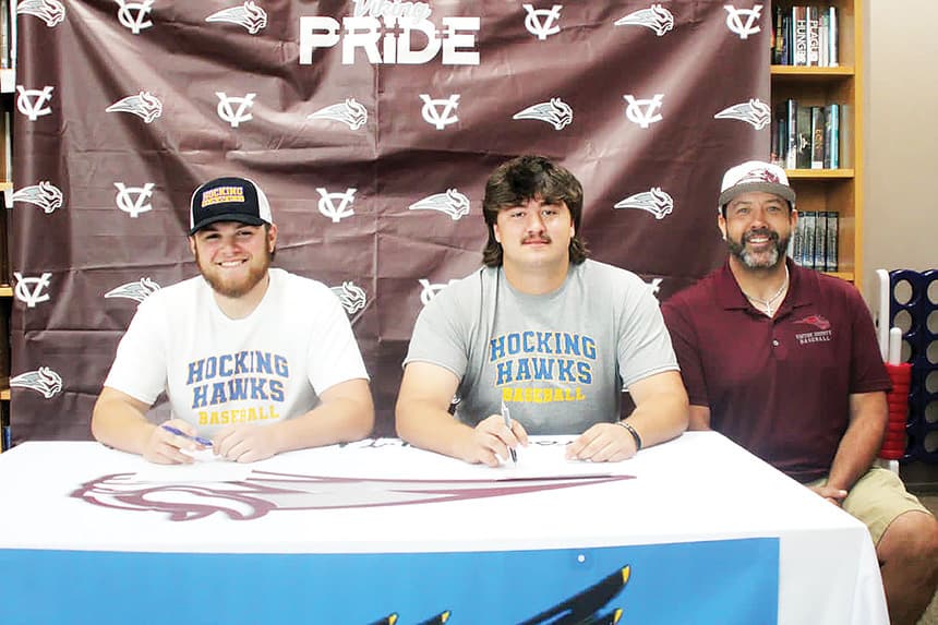 Three Vinton County athletes sign to play in college