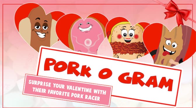 IronPigs Offer Valentine's Pork-O-Grams From $125, Including Pork Racer Visit