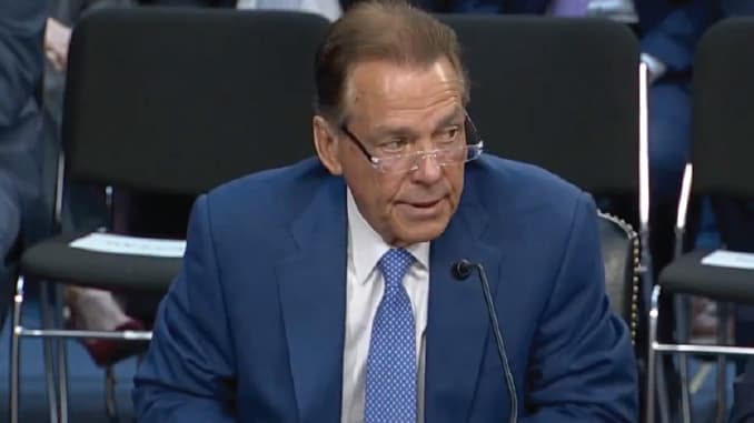 Nick Saban urges Congress to bring order to college sports