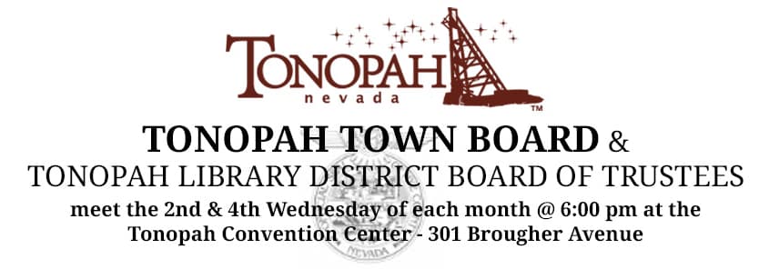 Tonopah posts joint town and library board meeting agenda