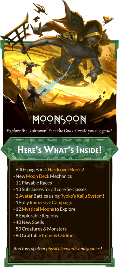 Moonsoon Campaign Crushes Goal, Raises Over $500K for New 5e Setting