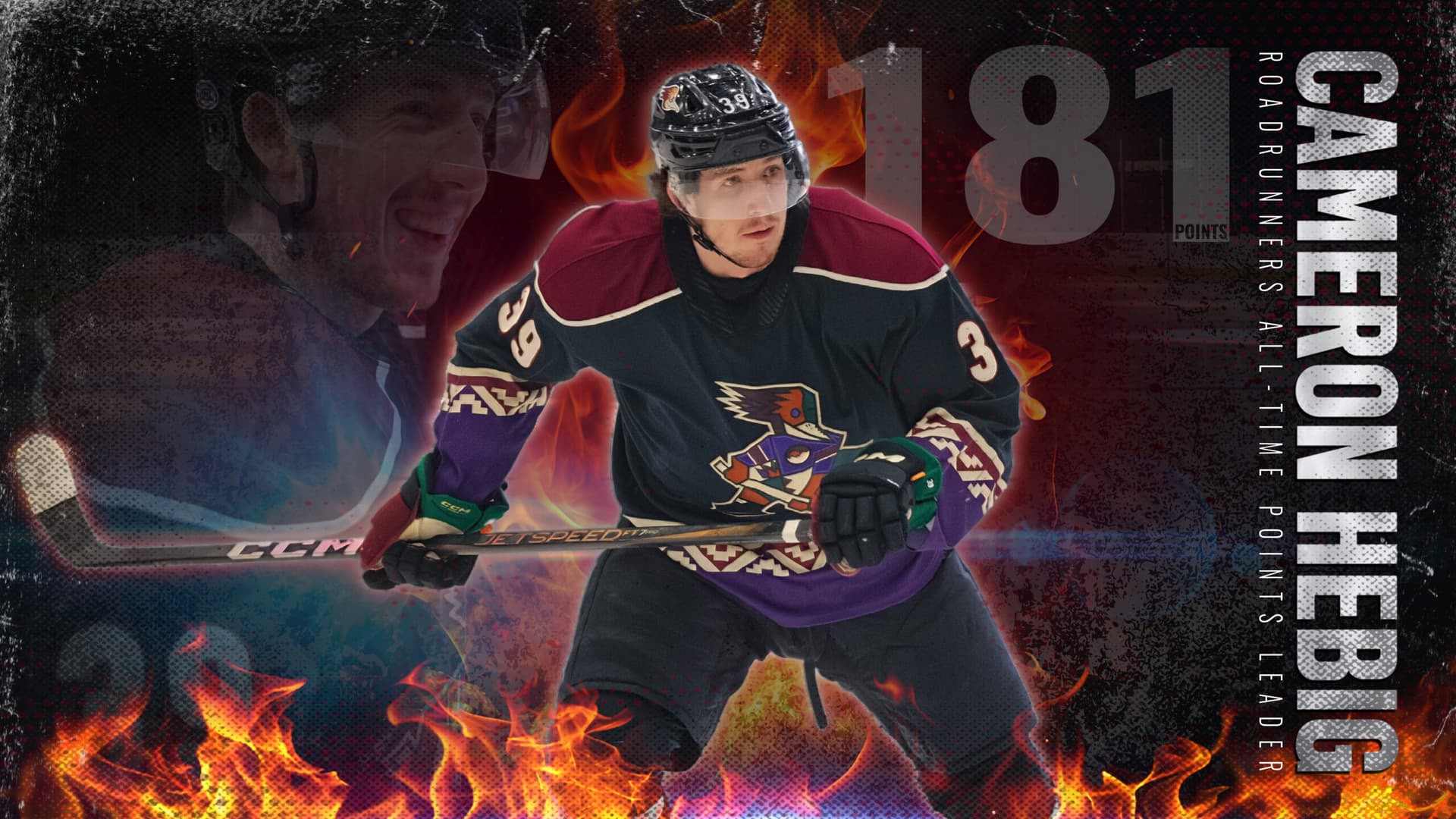 Hebig Becomes Tucson Roadrunners All-Time Leading Scorer With 181st Point