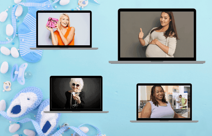 Online baby showers connect distant loved ones with games and gifts