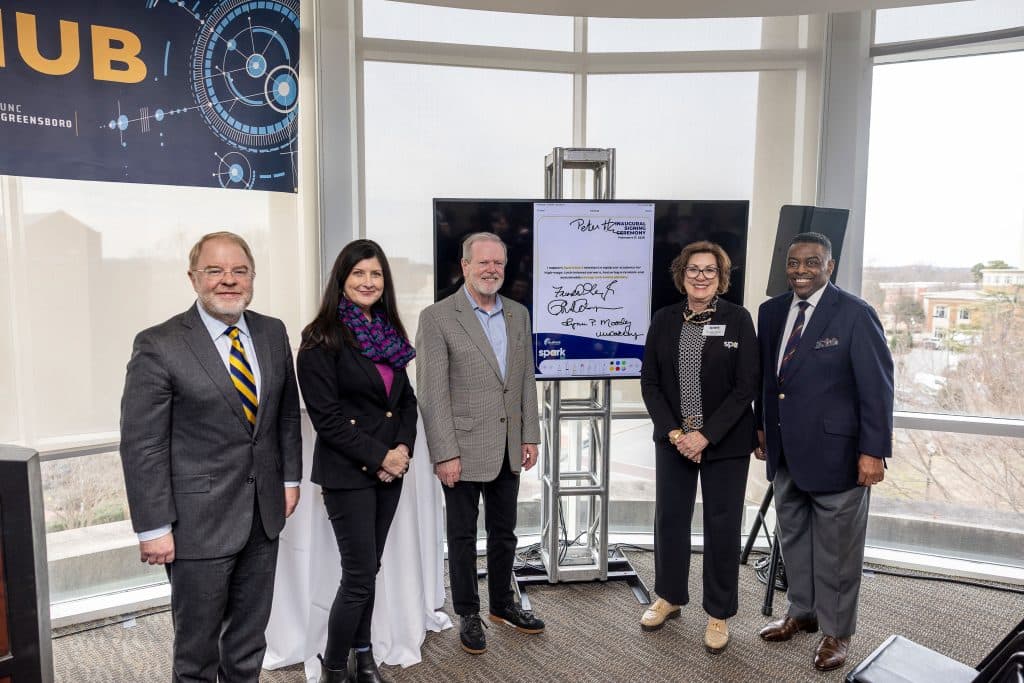 UNCG, SparkNC and Guilford County Schools Launch SparkHub for K–12 Tech Training