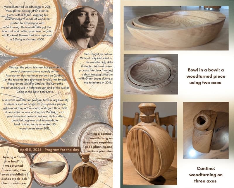 Valley Woodturners Plans April Demo and TurnFest 2026 for Ontario Turners