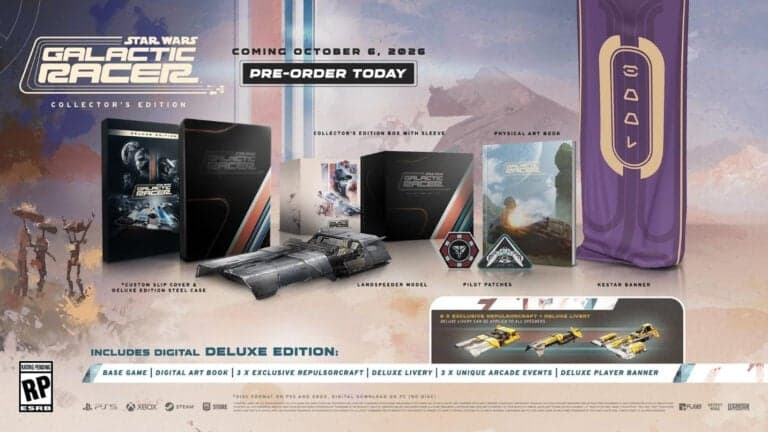 Star Wars: Galactic Racer lands October 6, opens pre-orders for three editions