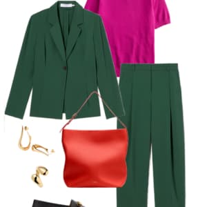 11-Piece Spring Capsule Wardrobe Built for Business Travel and Bold Color