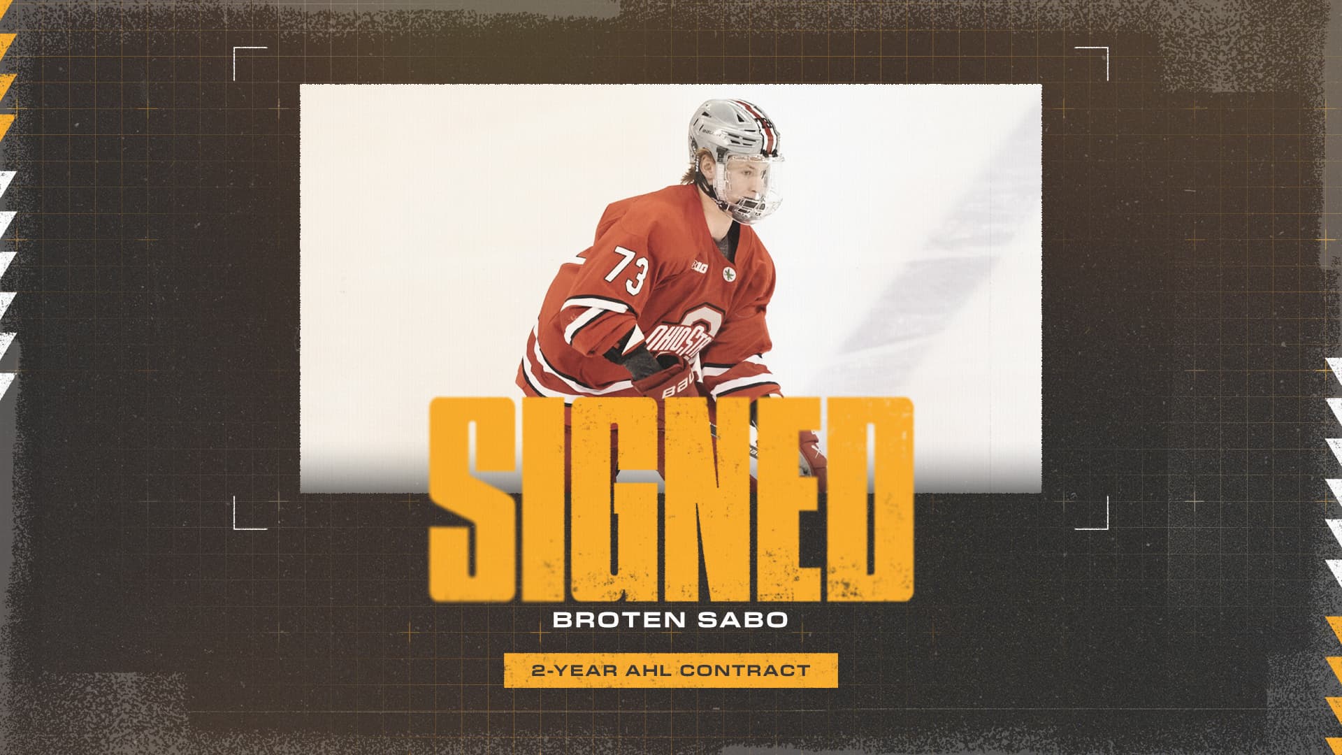 Penguins Sign Ohio State Defenseman Sabo to Two-Year AHL Deal